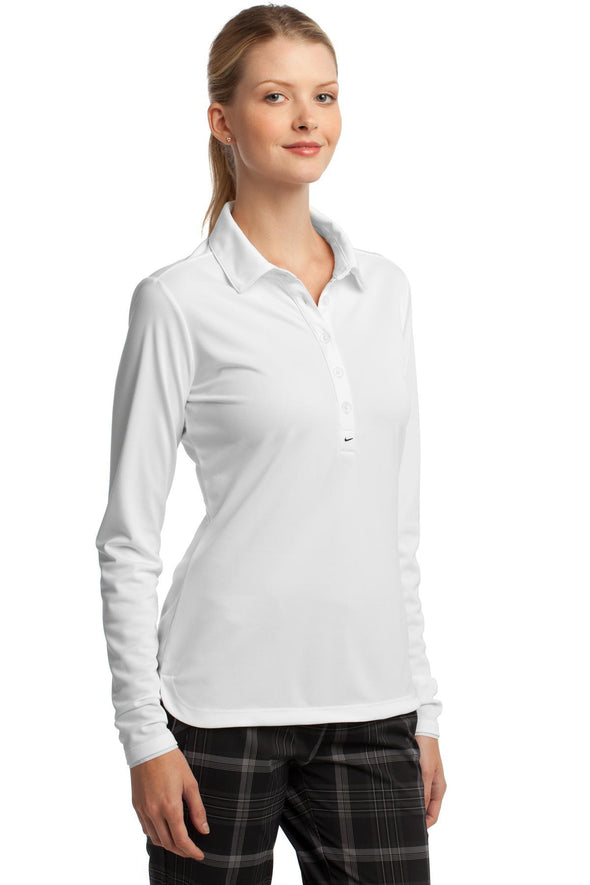 Nike Ladies Long Sleeve Dri-FIT Stretch Tech Polo. 545322