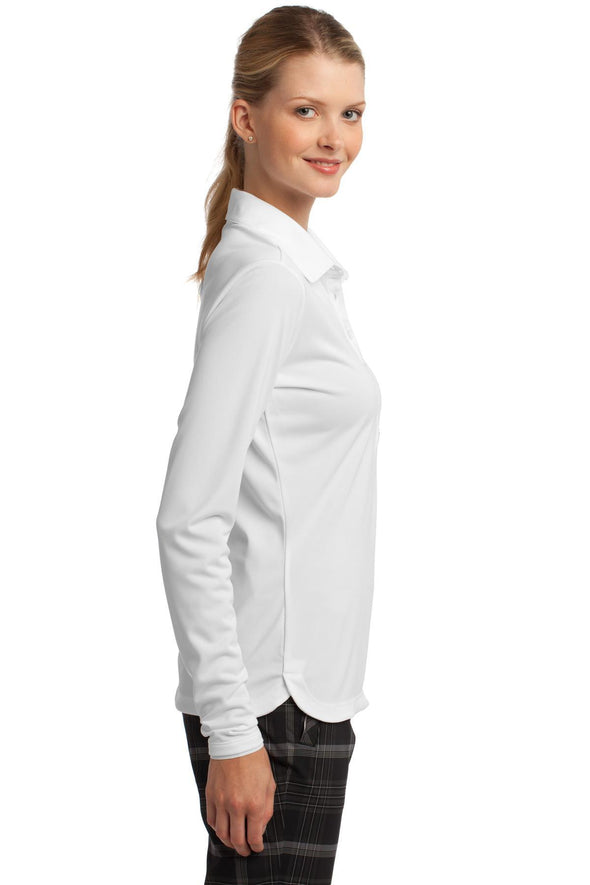 Nike Ladies Long Sleeve Dri-FIT Stretch Tech Polo. 545322