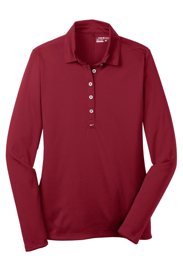 Nike Ladies Long Sleeve Dri-FIT Stretch Tech Polo. 545322