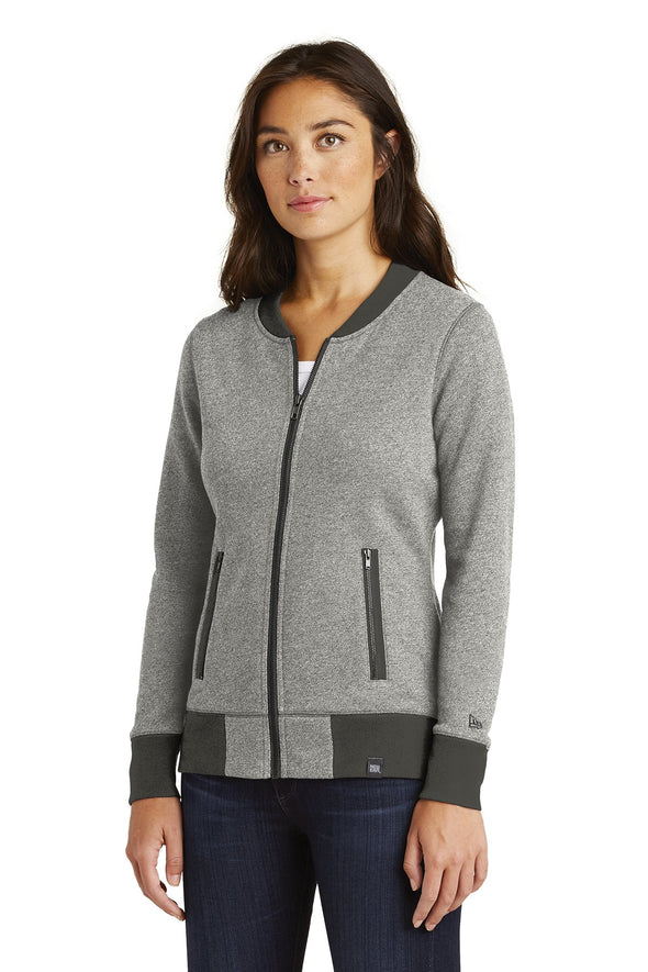 New Era® Ladies French Terry Baseball Full-Zip LNEA503