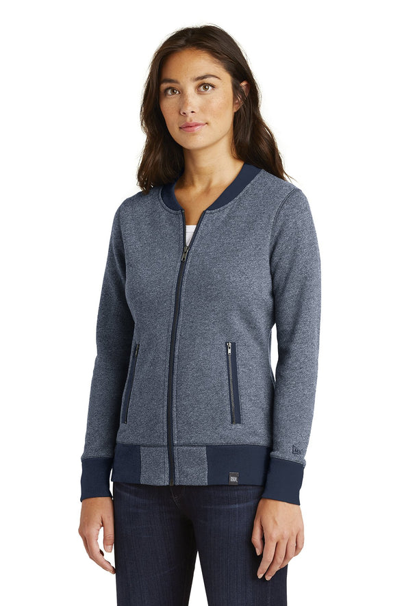 New Era® Ladies French Terry Baseball Full-Zip LNEA503