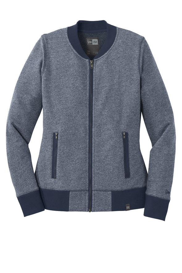 New Era® Ladies French Terry Baseball Full-Zip LNEA503