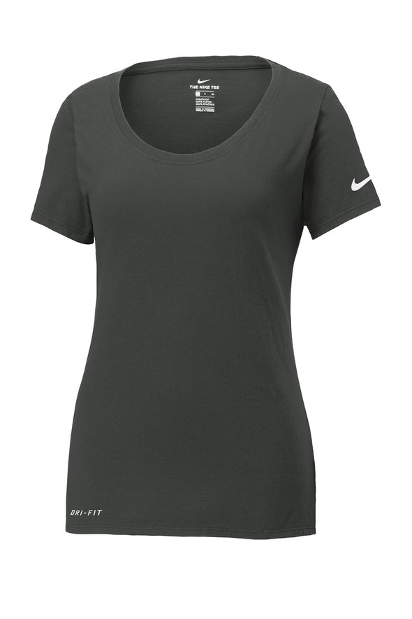 Nike Ladies Dri-FIT Cotton/Poly Scoop Neck Tee NKBQ5234