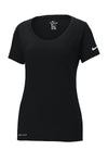 Nike Ladies Dri-FIT Cotton/Poly Scoop Neck Tee NKBQ5234