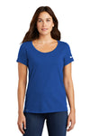 Nike Ladies Dri-FIT Cotton/Poly Scoop Neck Tee NKBQ5234