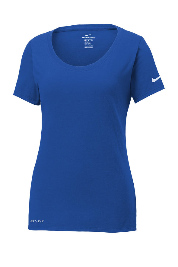 Nike Ladies Dri-FIT Cotton/Poly Scoop Neck Tee NKBQ5234