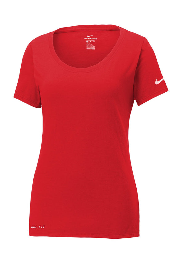 Nike Ladies Dri-FIT Cotton/Poly Scoop Neck Tee NKBQ5234