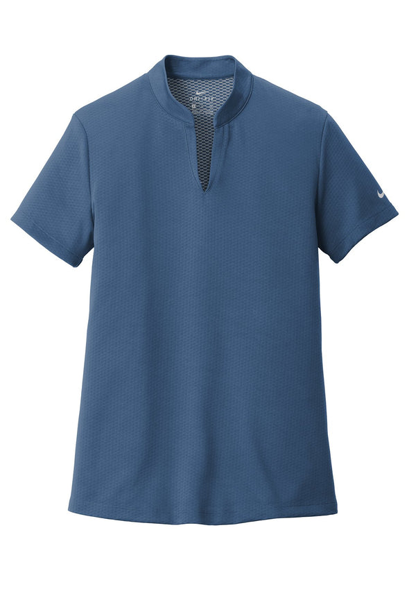 Nike Ladies Dri-FIT Hex Textured V-Neck Top NKAA1848