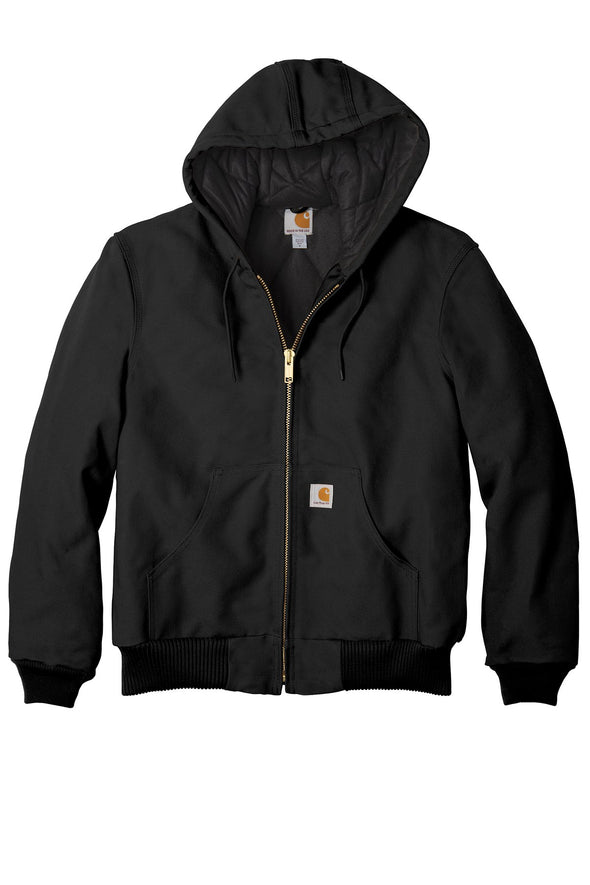 Carhartt Tall Quilted-Flannel-Lined Duck Active Jacket CTTSJ140