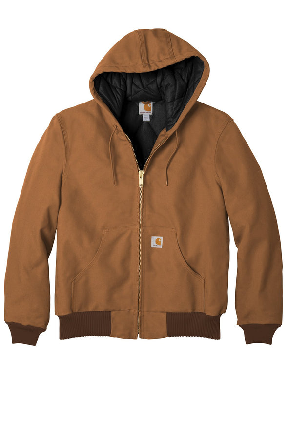 Carhartt Tall Quilted-Flannel-Lined Duck Active Jacket CTTSJ140