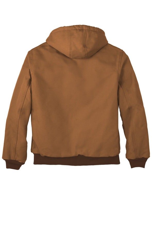 Carhartt Tall Quilted-Flannel-Lined Duck Active Jacket CTTSJ140
