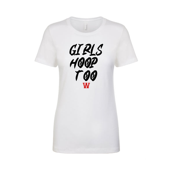 Girls Hoop Too Tee