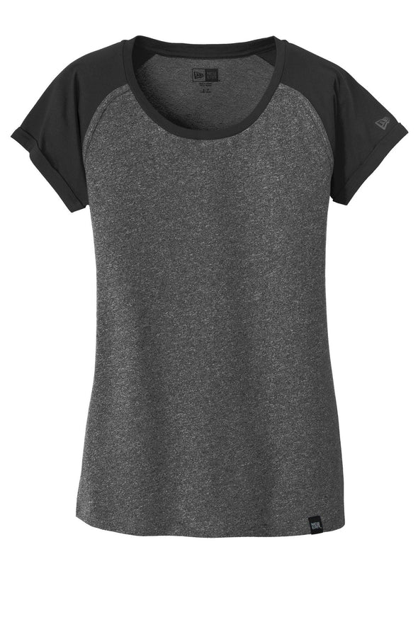 New Era Ladies Heritage Blend Varsity Tee. LNEA107