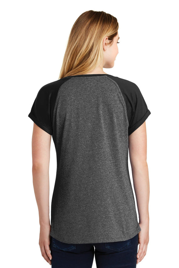 New Era Ladies Heritage Blend Varsity Tee. LNEA107