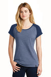 New Era Ladies Heritage Blend Varsity Tee. LNEA107