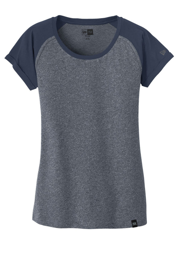New Era Ladies Heritage Blend Varsity Tee. LNEA107
