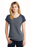 New Era Ladies Heritage Blend Varsity Tee. LNEA107