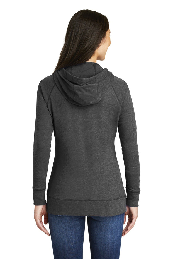 New Era Ladies Sueded Cotton Blend Full-Zip Hoodie. LNEA122