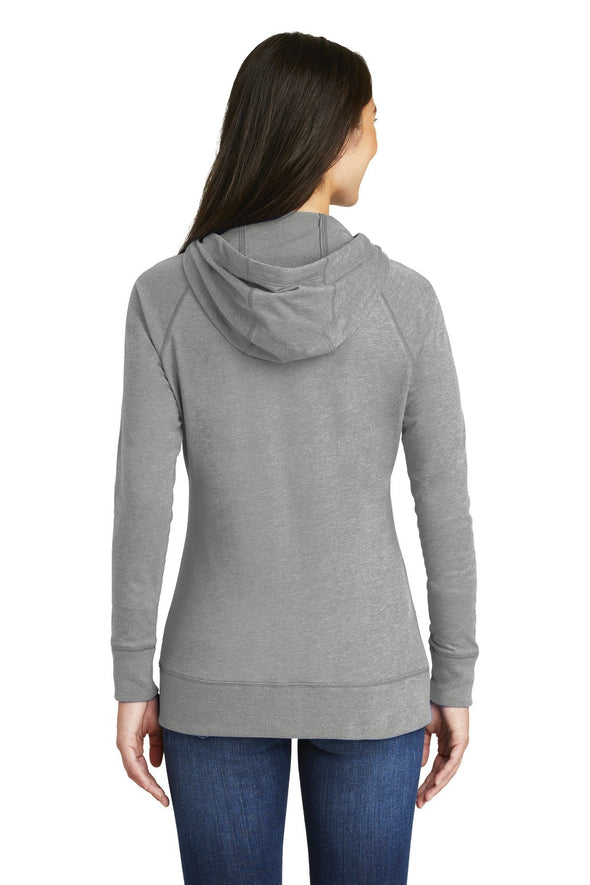 New Era Ladies Sueded Cotton Blend Full-Zip Hoodie. LNEA122