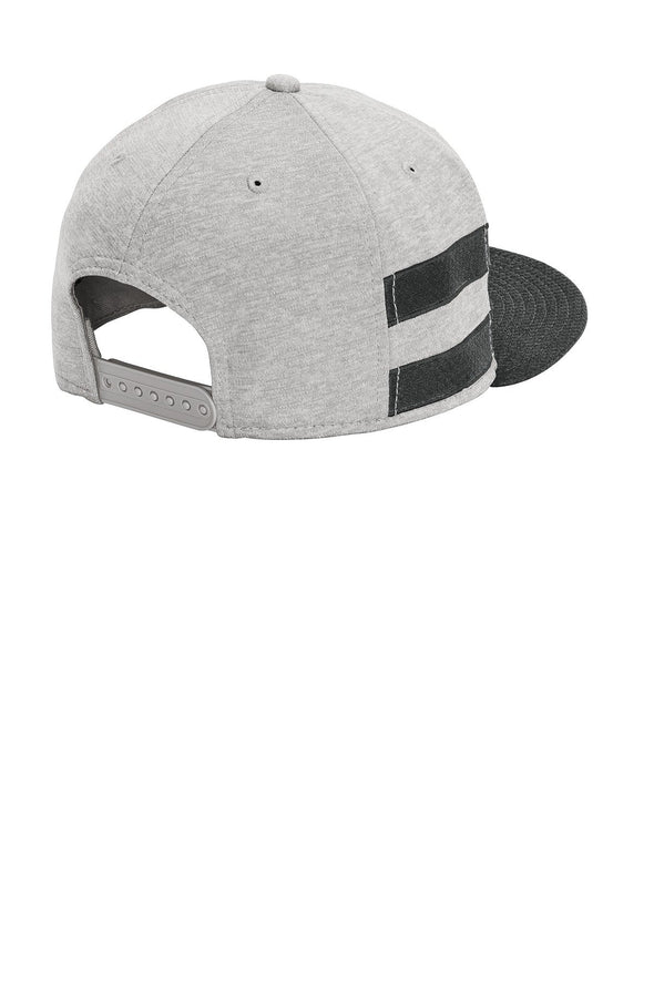 New Era Shadow Heather Striped Flat Bill Snapback Cap NE408