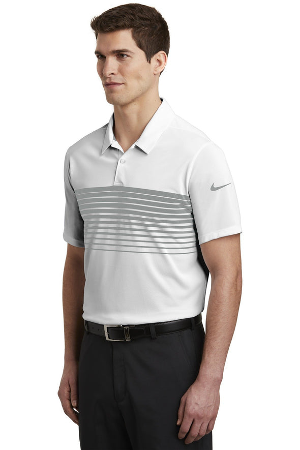 Nike Dri-FIT Chest Stripe Polo. NKAA1855