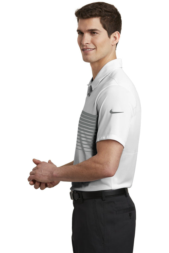 Nike Dri-FIT Chest Stripe Polo. NKAA1855