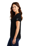 Nike Ladies Dri-FIT Cotton/Poly Scoop Neck Tee. NKBQ5234