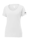 Nike Ladies Dri-FIT Cotton/Poly Scoop Neck Tee. NKBQ5234