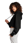 Champion Women's Reverse Weave Cropped Cut-Off Hooded Sweatshirt RW01W