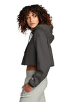 Champion Women's Reverse Weave Cropped Cut-Off Hooded Sweatshirt RW01W