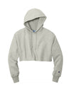 Champion Women's Reverse Weave Cropped Cut-Off Hooded Sweatshirt RW01W