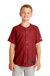 New Era Youth Diamond Era Full-Button Jersey. YNEA220